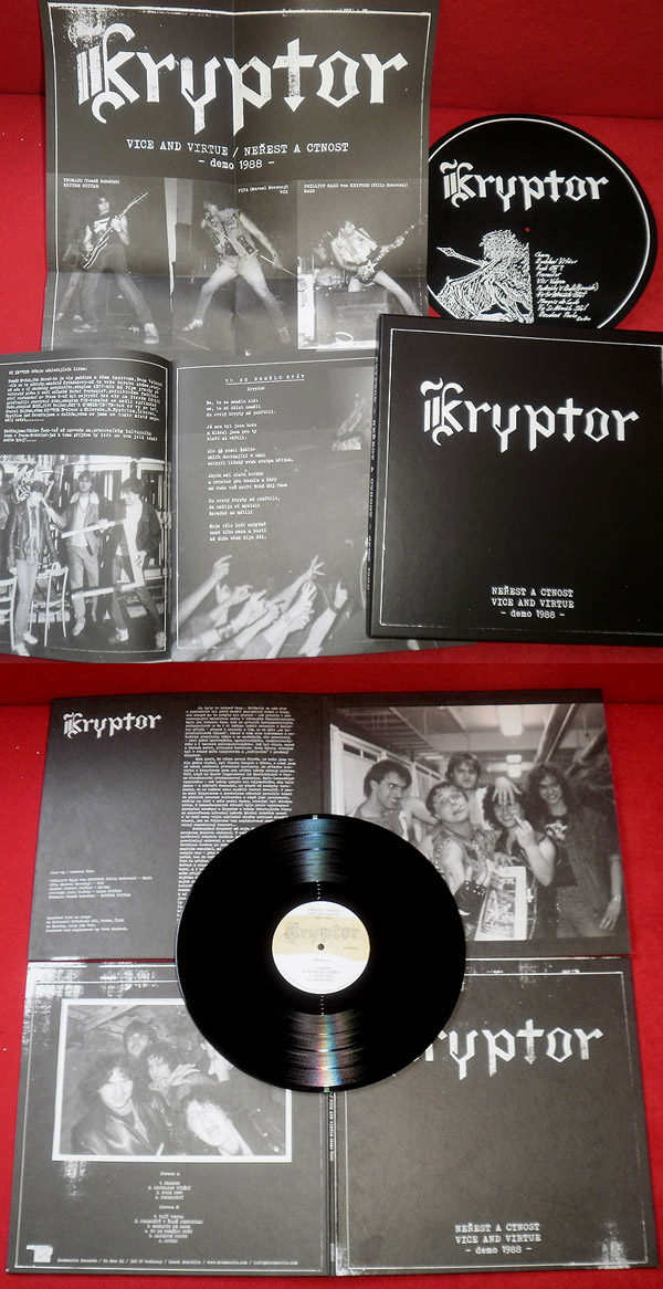 Kryptor: Vice And Vitue / Neřest a ctnost (demo 1988) LP BOX