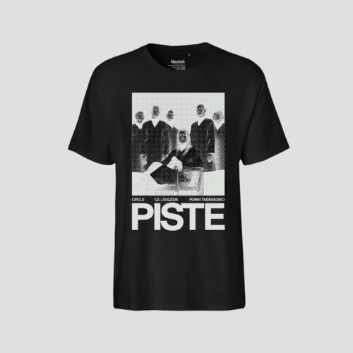 Circle 'PISTE gray' T-shirt (black)