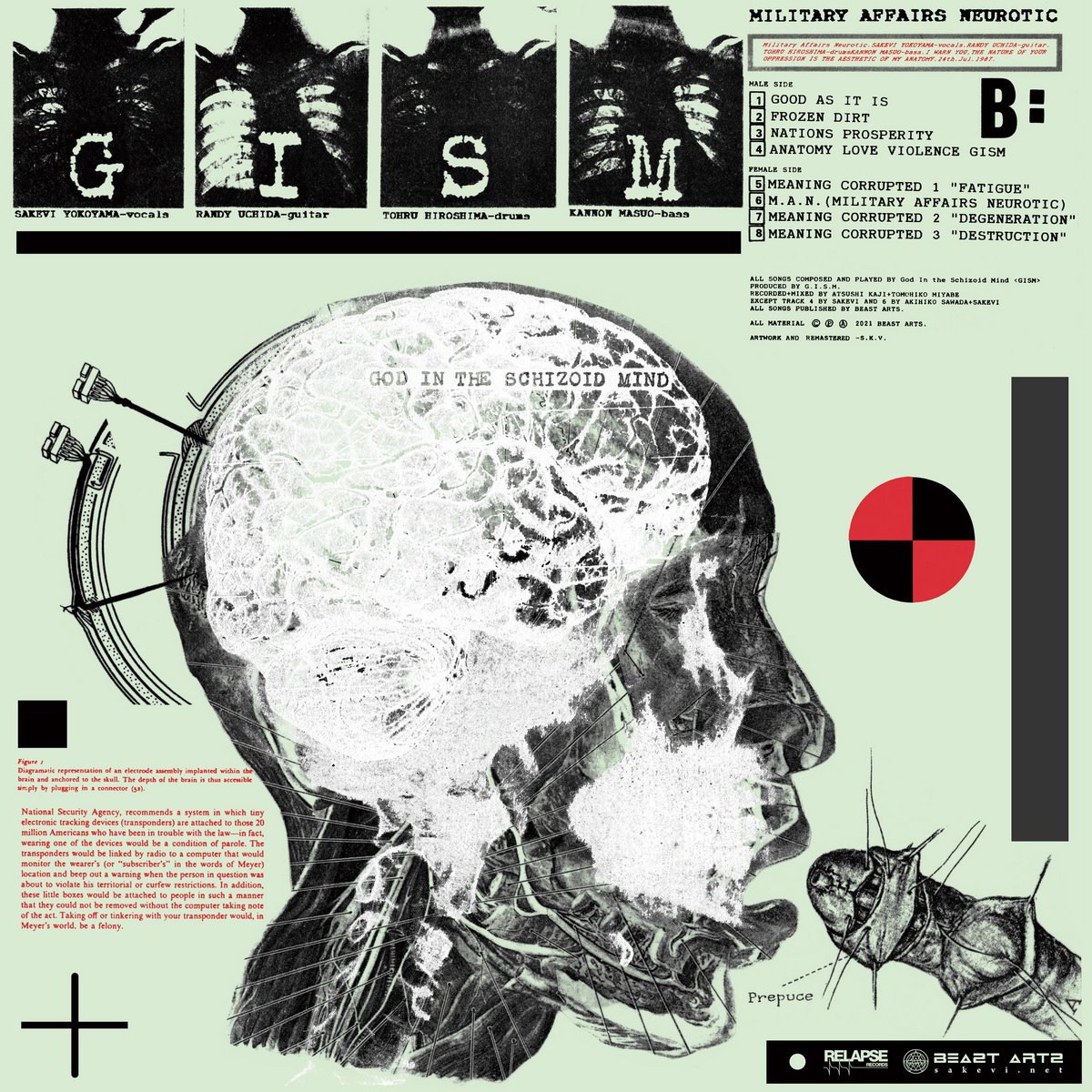 GISM: Military Affairs Neurotic LP